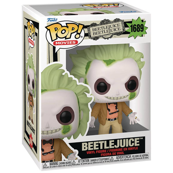 Funko POP #1689 Beetlejuice 2 Beetlejuice in Cardigan Figure
